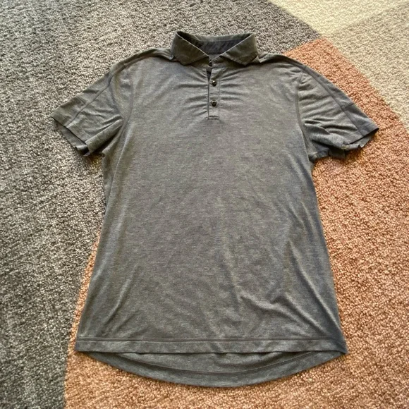 Lululemon Evolution Polo Large Heathered Grey - Picture 3 of 8